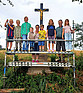 Stiftungspreis 2025 Wegkreuz Oberstadion-Hundersingen -Kreuz mit Kindern auf Gerüst- Foto Sandra Baur